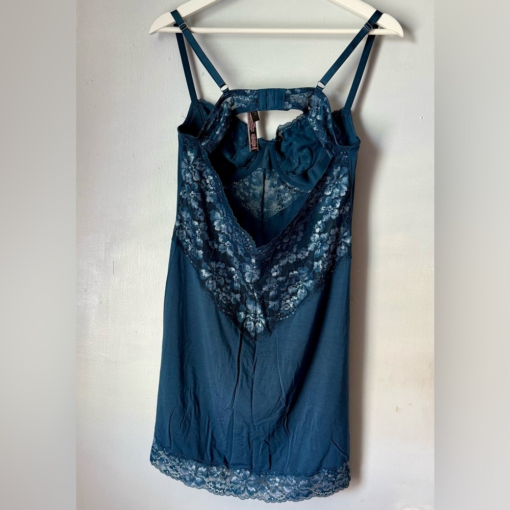 Blue Midnight Sea Modal Slip Dress - Picture 6 of 9
